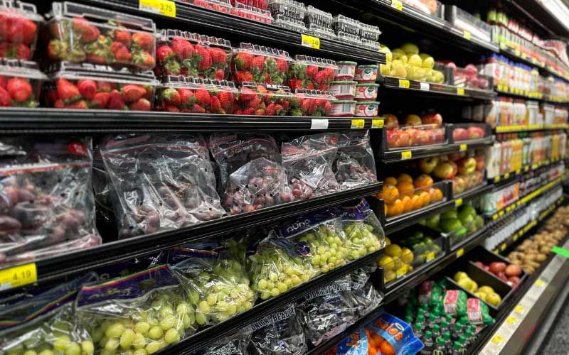 Produce at South Point Grocery.